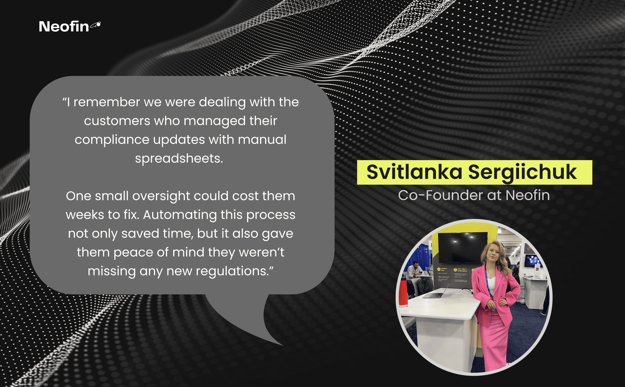 NEOFIN SOLUTIONS Automated Compliance & Real-Time Monitoring